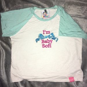 O-mighty “I’m baby soft” cropped T-shirt!✨